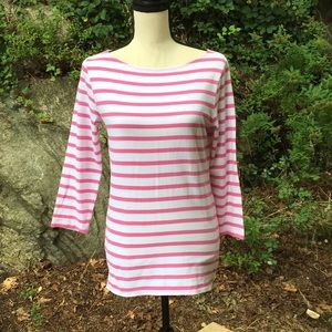 Gap striped boatneck top